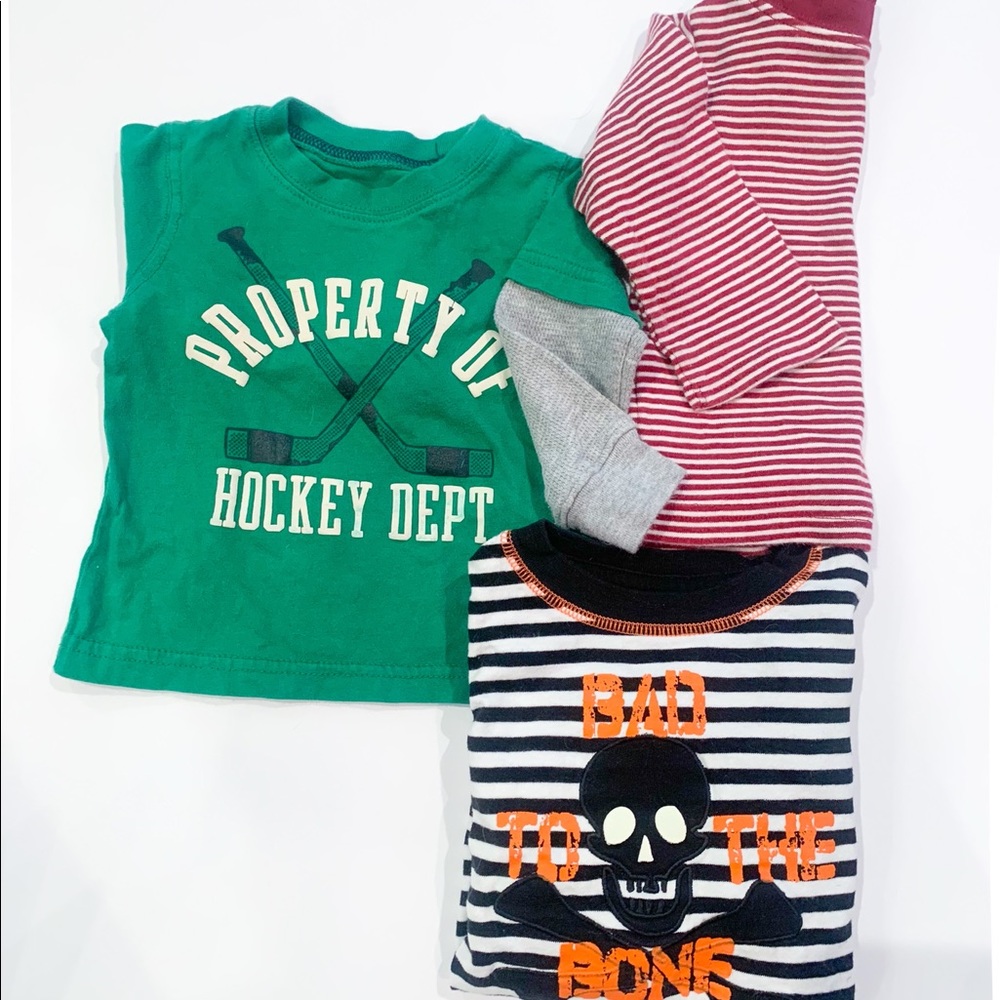 9M Boys Long Sleeve Shirt Bundle